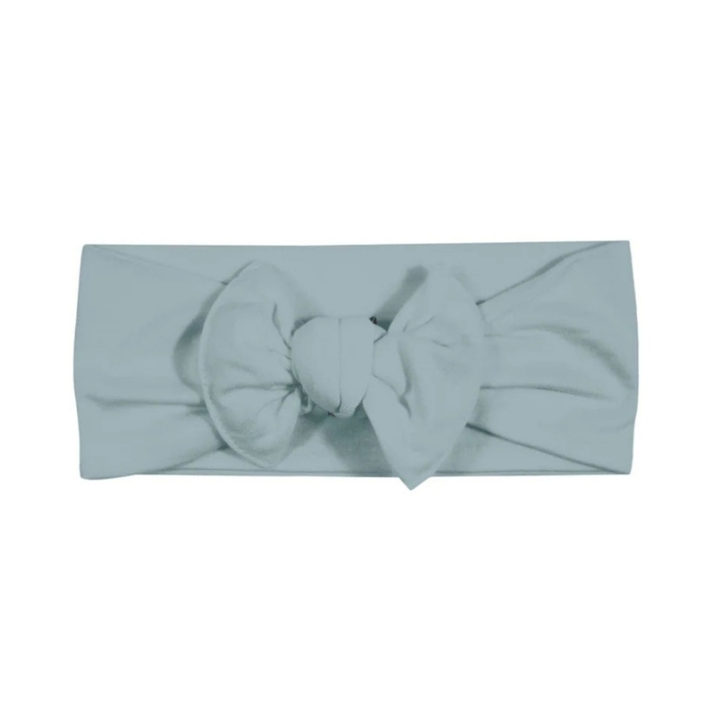 Kyte Baby Knotted Bow Headband In Glacier Size 3-6 Months NIB/NWT